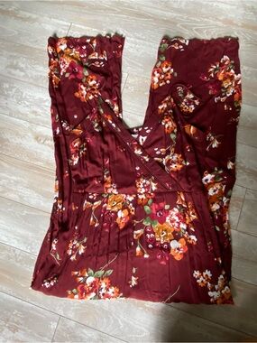 Floral jumpsuit size large